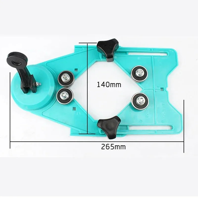 Marble Tile Hole Locator Saw Core Bit Guide Opening Adjustable Hole Saw Core Bit Guide With Vacuum Base Suction Plate Oasis Select