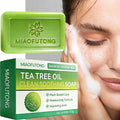 MIAOFUTONG Gentle for Sensitive Skin TEA TREE OILANTIFUNGAL SOAP Plant-Based Care Moisturizing FormulaG lmproving acne Oasis Select 115g 1 pcs 115g