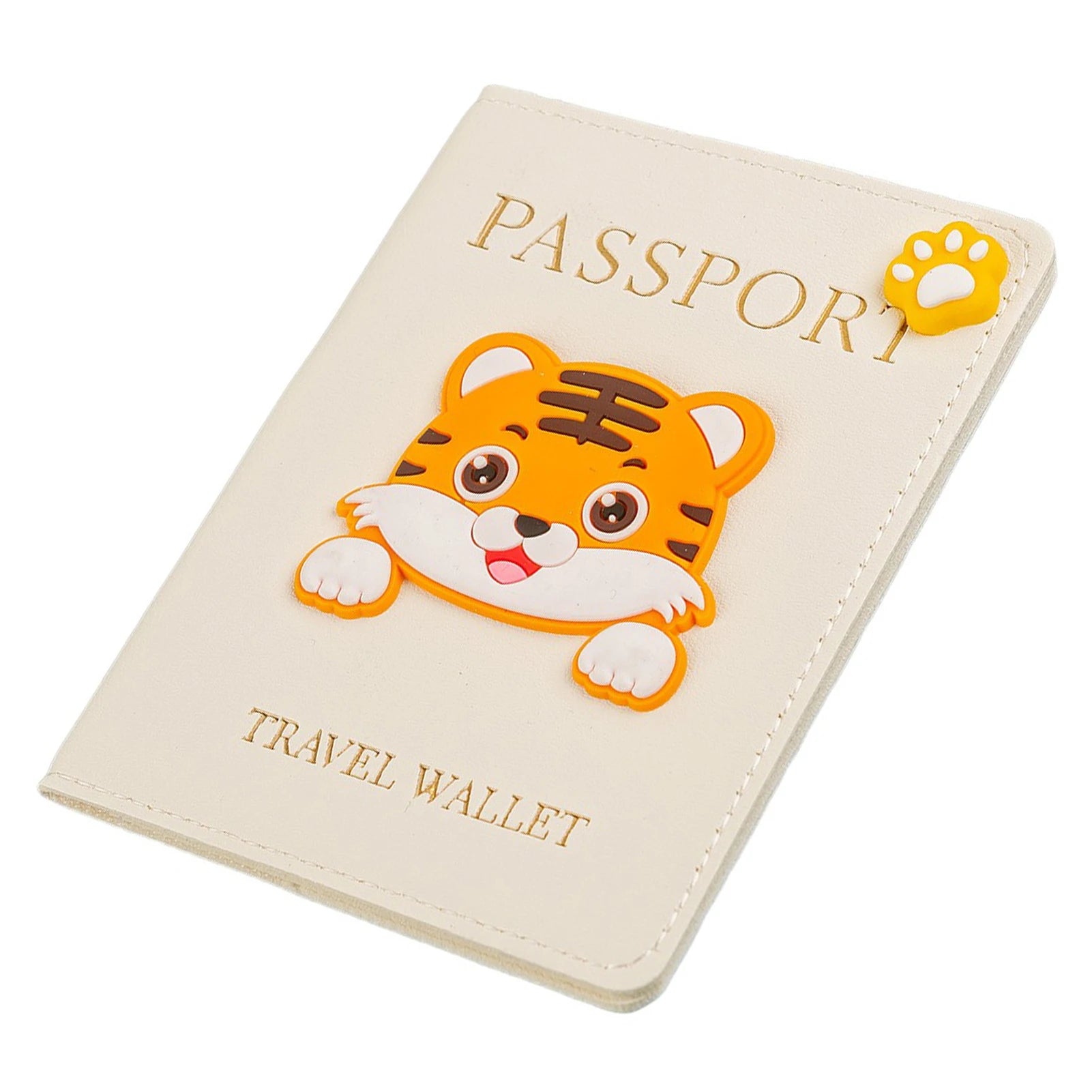 PU Leather Passport Cover | Cartoon Travel Document Holder