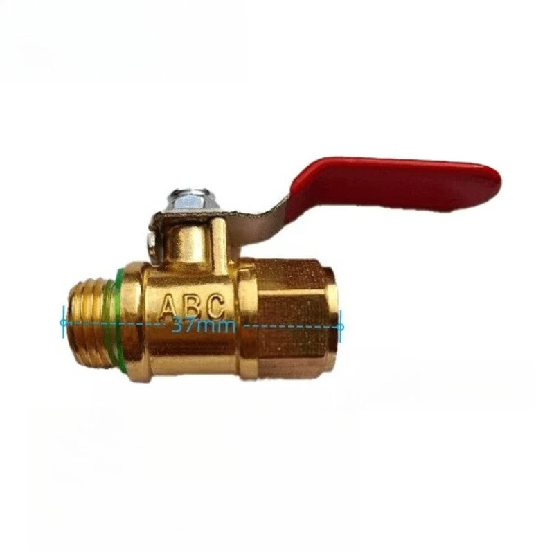 Copper 1/4 "agricultural Ball Valve DN8 Electric Spray Plunger Pump Pesticide Applicator Pump Head High-pressure Handle Switch Oasis Select