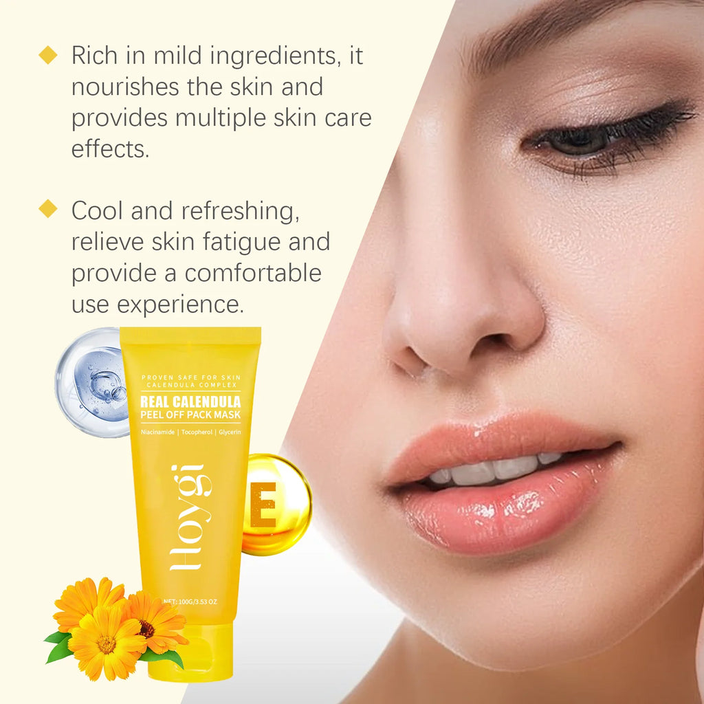 Calendula Peel-Off Mask – Blackheads, Pores & Brightening Peel-Off Face Mask Oasis Select