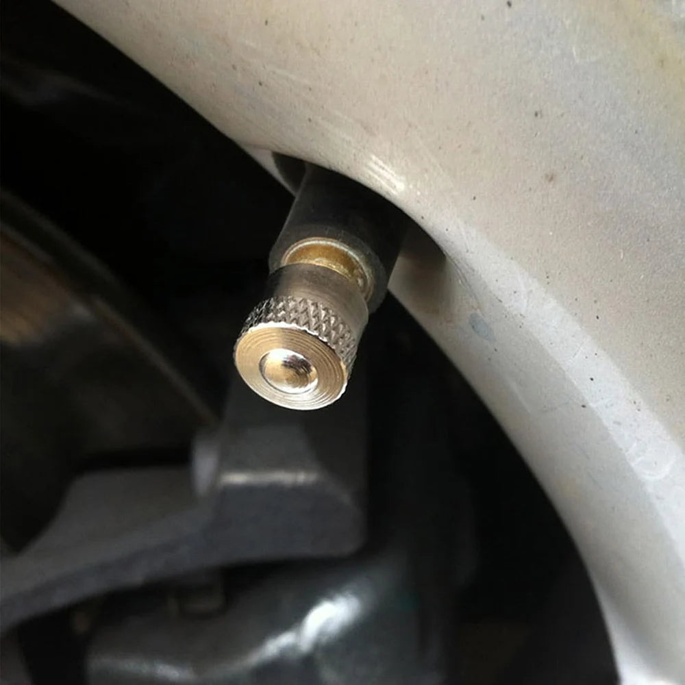 12Pcs Tire Valve Stem Caps, Premium Metal Brass Valve Stem Caps with Rubber Gasket,Tire Valve Dust Proof Covers Oasis Select