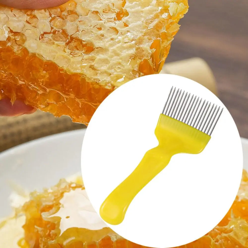 18/21 Pin Stainless Steel Honey Fork Scraper | Beekeeping Tool Beekeeping Uncapping Tool Oasis Select