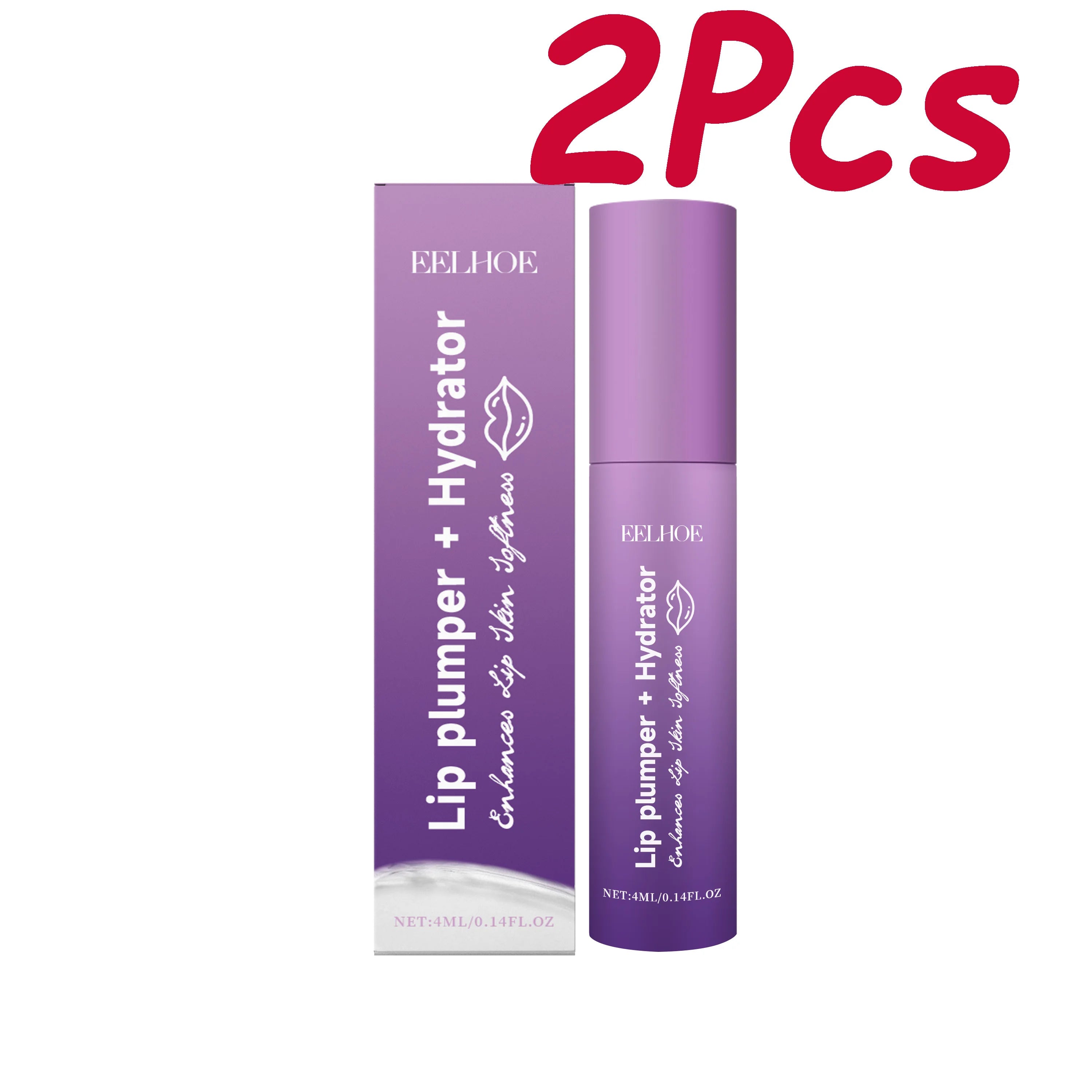 Eelhoe Lip Plumper Gloss Serum – Hydrating & Anti-Wrinkle Lip Plumper Gloss Oasis Select 8ml Boxed