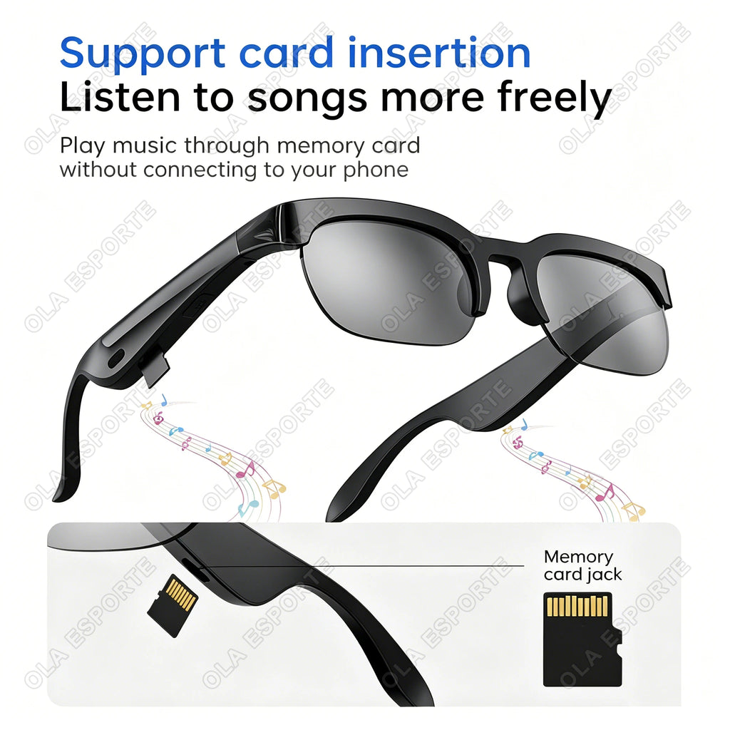 AI Smart Glasses – Bluetooth, Translation, Music & Calling
