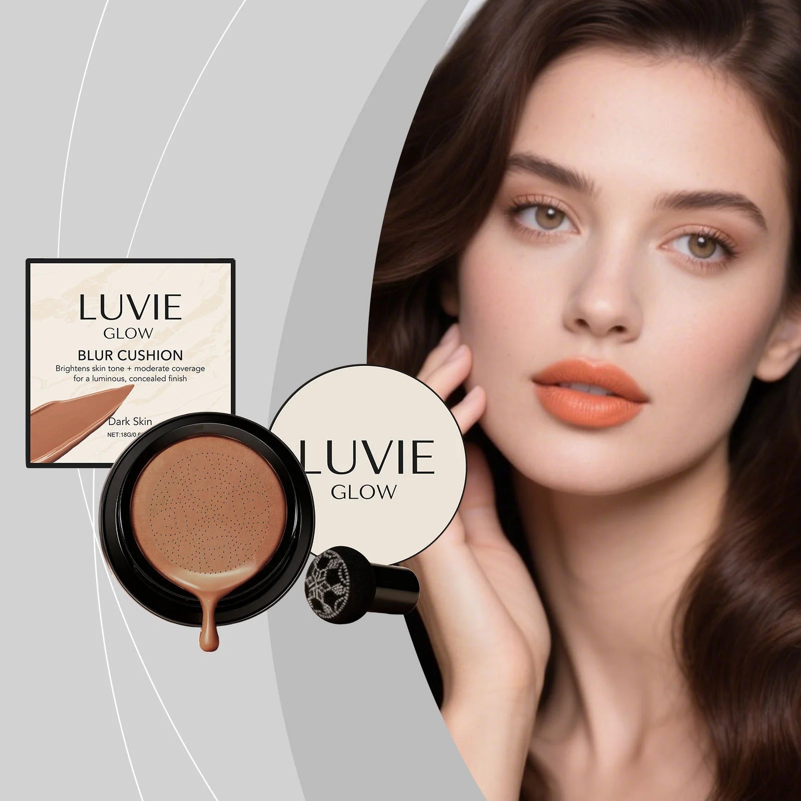Air Cushion BB Cream Oil Control Brightening Even Skin Tone