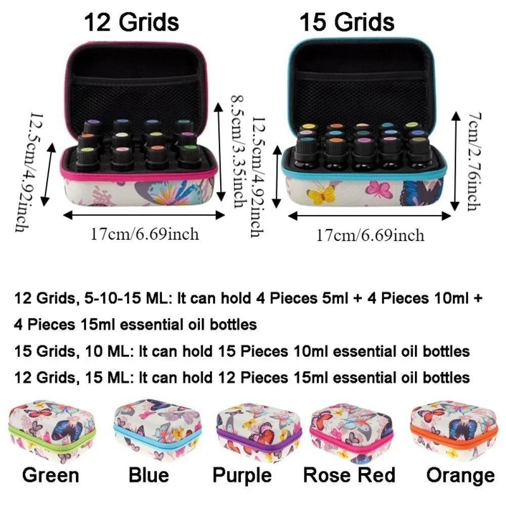 Hard Shell Essential Oil Storage Case – Shockproof Organizer