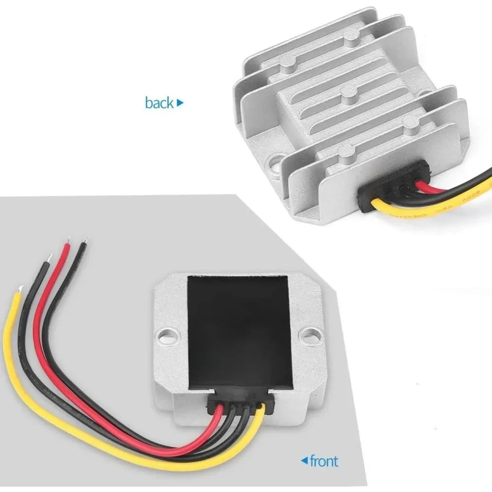 DC 12V/24V Step Down to 5V 10A 50W Waterproof Power Supply Module Transformer Regulator Module Electronic Components Converter Oasis Select