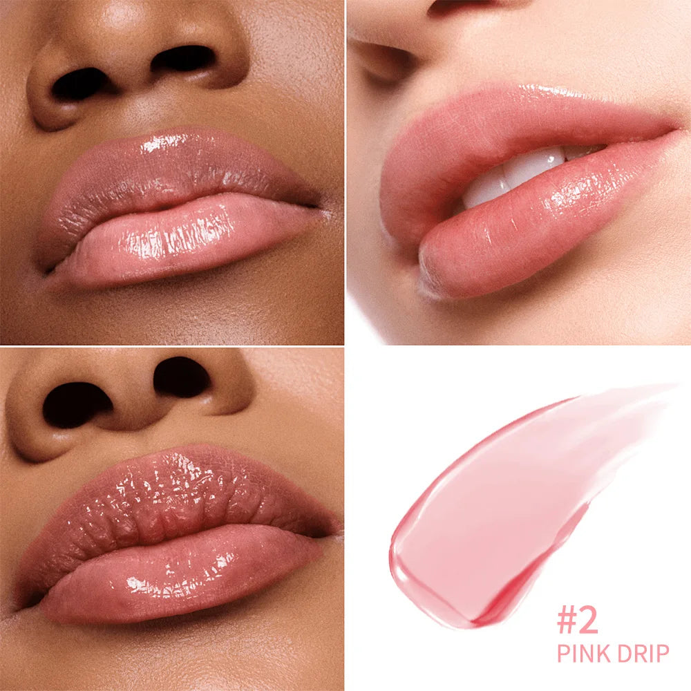 Lifter Glaze Oil Lip Balm with Hyaluronic Acid and Hydrating Oil Blend Lip Balm with 24HRs of Smooth Moisturizing Pink Oasis Select