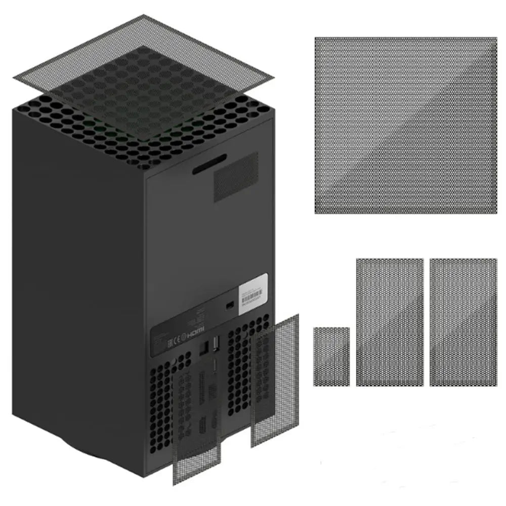 Dust Net Anti-dust Protector Dustproof Cover for Xbox Series Gaming Console Dust Cover Dustproof Net Rack Cooling Fan Filter Oasis Select