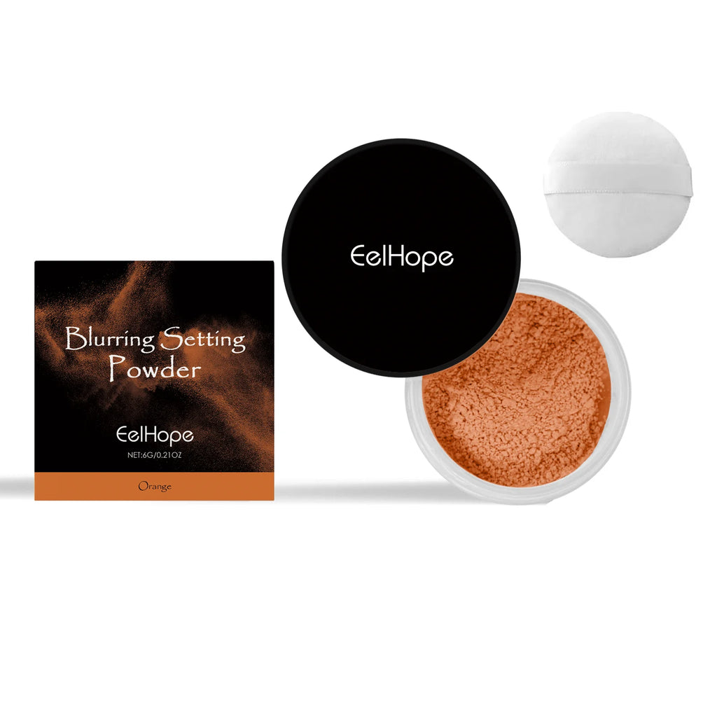 Eelhope Blurring Setting Powder – Matte Oil Control 6g Loose Setting Powder Oasis Select Orange