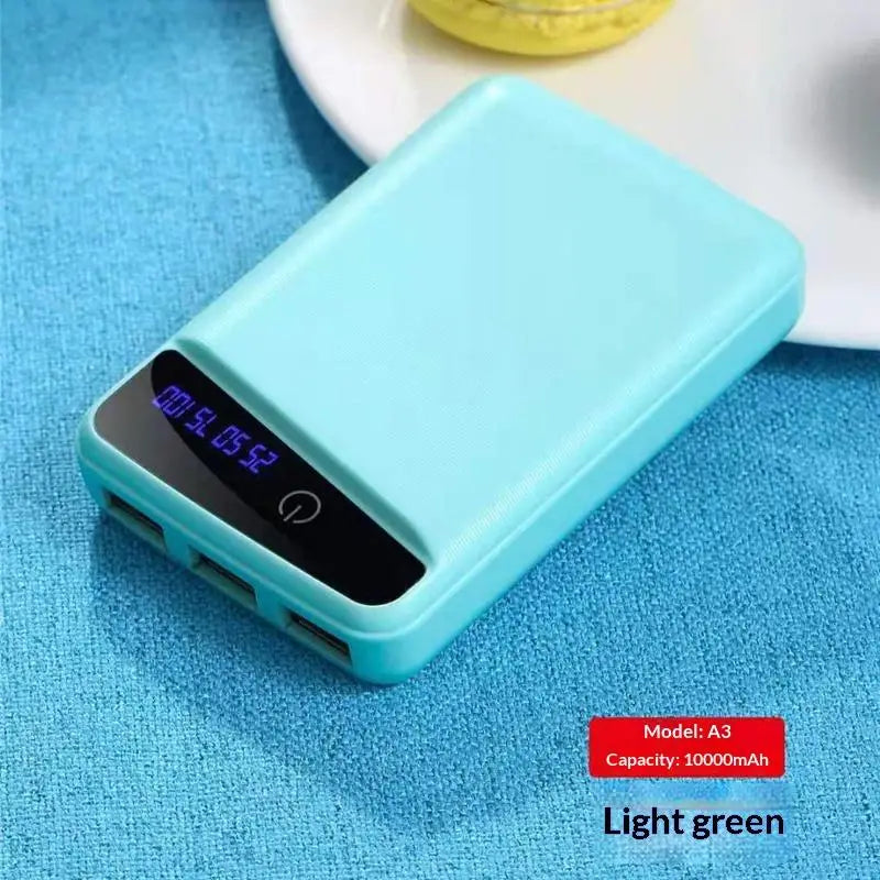 3*18650 Battery Power Bank Case With 3 USB Ports Free Welding DIY Battery Holder Storage Box For Emergency Phone Charging Oasis Select A3