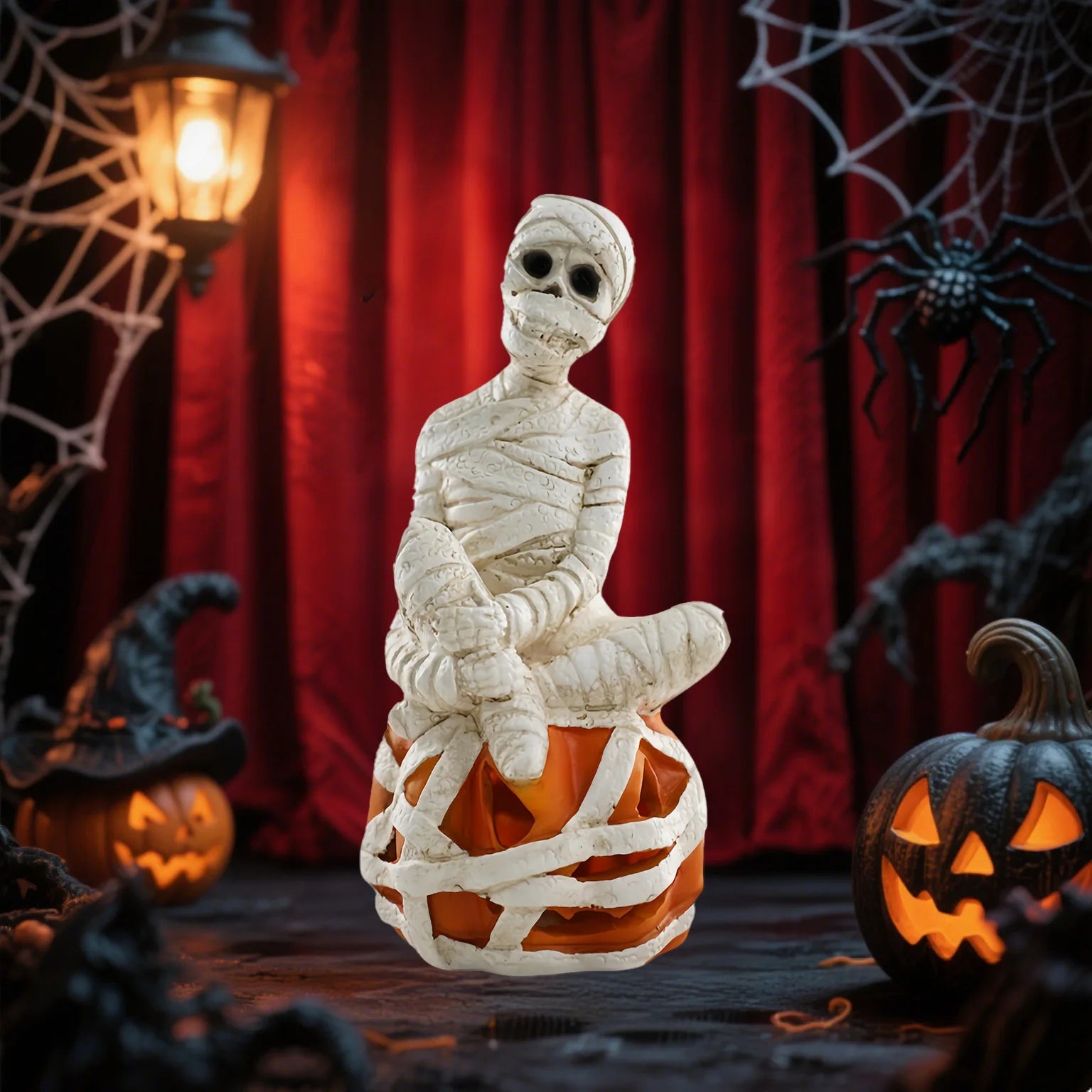 Halloween Series LED Lights Outdoor Decorative Handicrafts and Ornaments for Parties Atmosphere Skull Hand Oasis Select