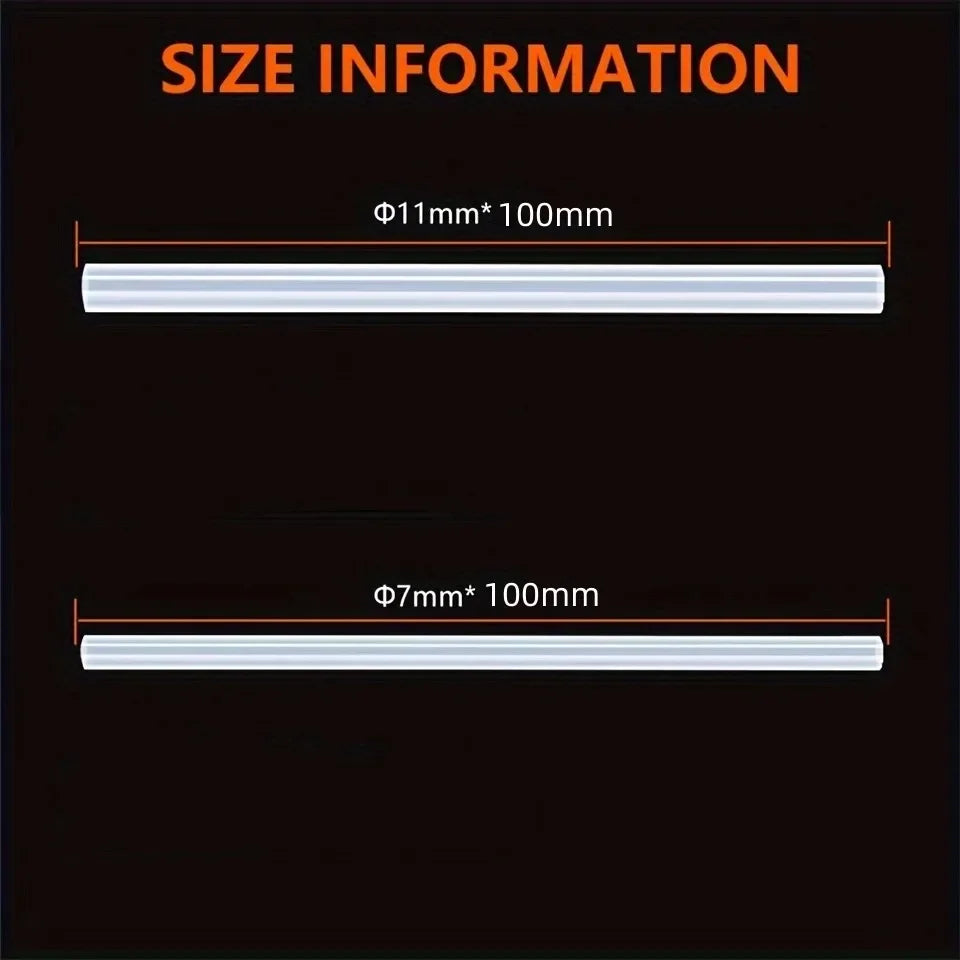 7/11mm *150mm 10pc Hot Melt Glue Sticks, Mini Size Glue Gun Sticks, For Glue Gun DIY Art Craft, General Repairs Home Decoration Oasis Select