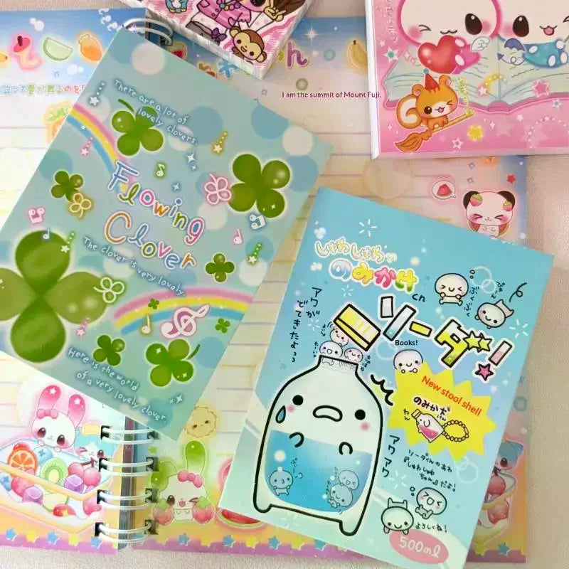 70-Sheet Retro Japanese Rabbit Memo Notepad | Kawaii Journal Pad
