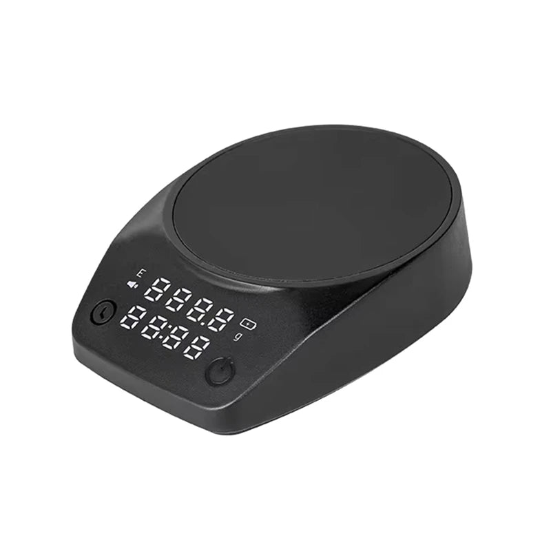 WISH Mini Coffee Time Scale, Italian Coffee Bean Weighing Scale, Kitchen Small 0.1G Coffee Electronic Waterproof Scale Oasis Select Black NONE