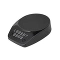 WISH Mini Coffee Time Scale, Italian Coffee Bean Weighing Scale, Kitchen Small 0.1G Coffee Electronic Waterproof Scale Oasis Select Black NONE