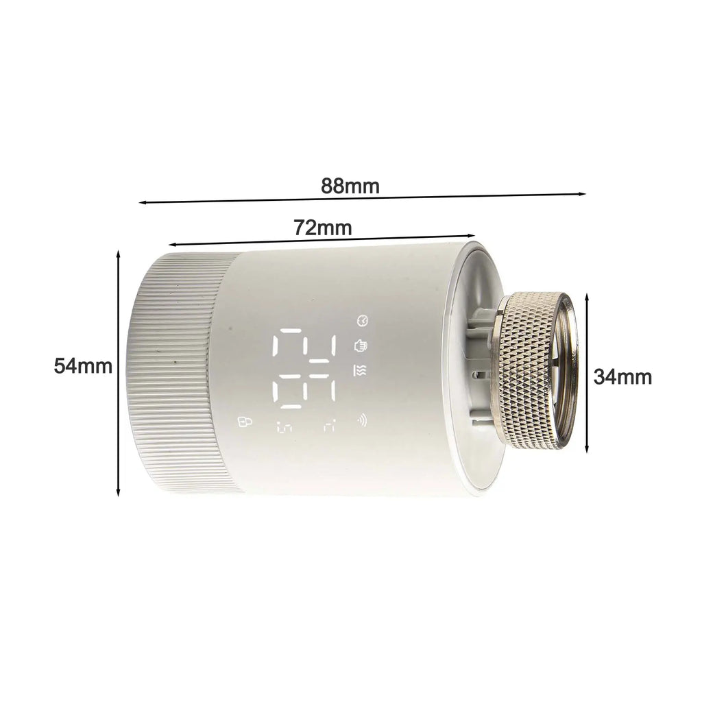 For Tuya Smart Wifi Thermostatic Radiator Valve TRV Programmable App Remote Temperature Controller With For Alexa For Google Oasis Select