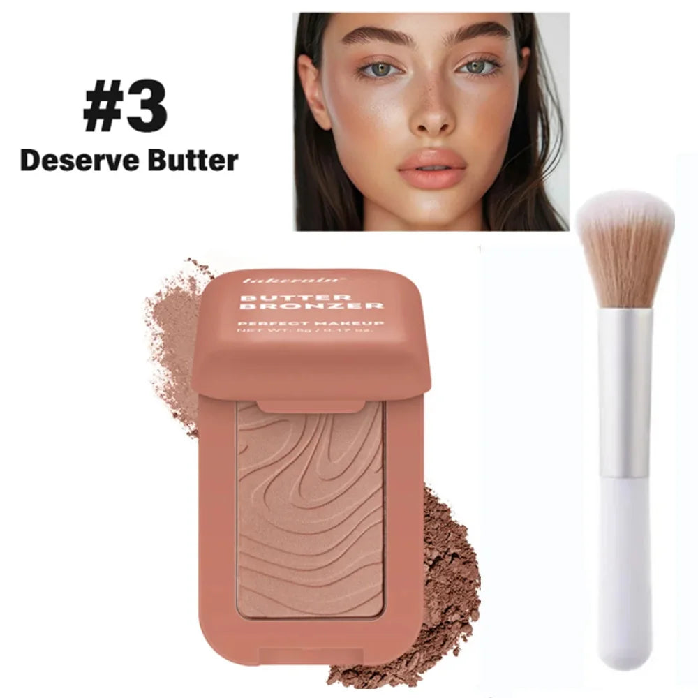 Buttermelt Bronzer Powder Palette – 8 Shades, Matte Finish Bronzer Powder Palette Oasis Select