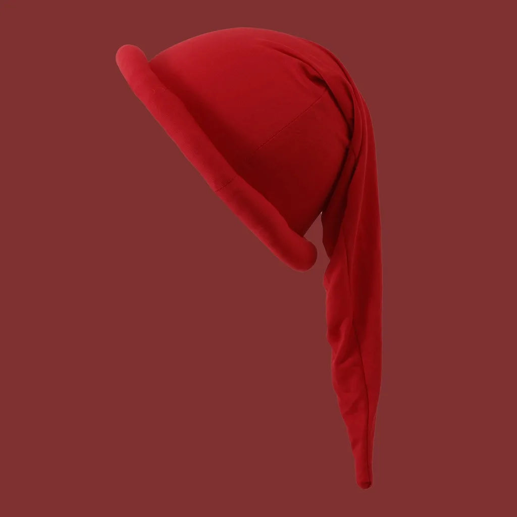 Long Tail Elf Costume Hat | Elastic Holiday Cosplay Cap