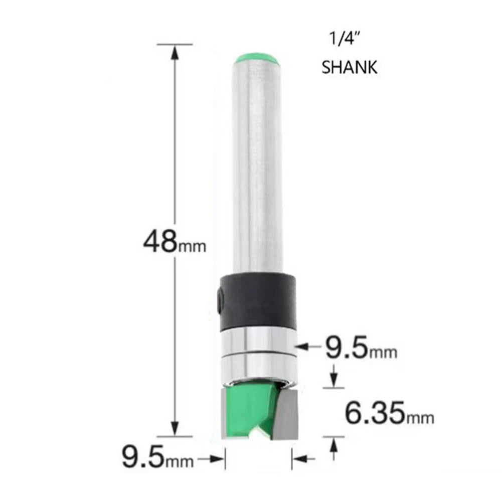 Double-Bearing Trimming Milling Cutter Steel Blade For Precise Grooving Woodworking Milling Cutters Oasis Select