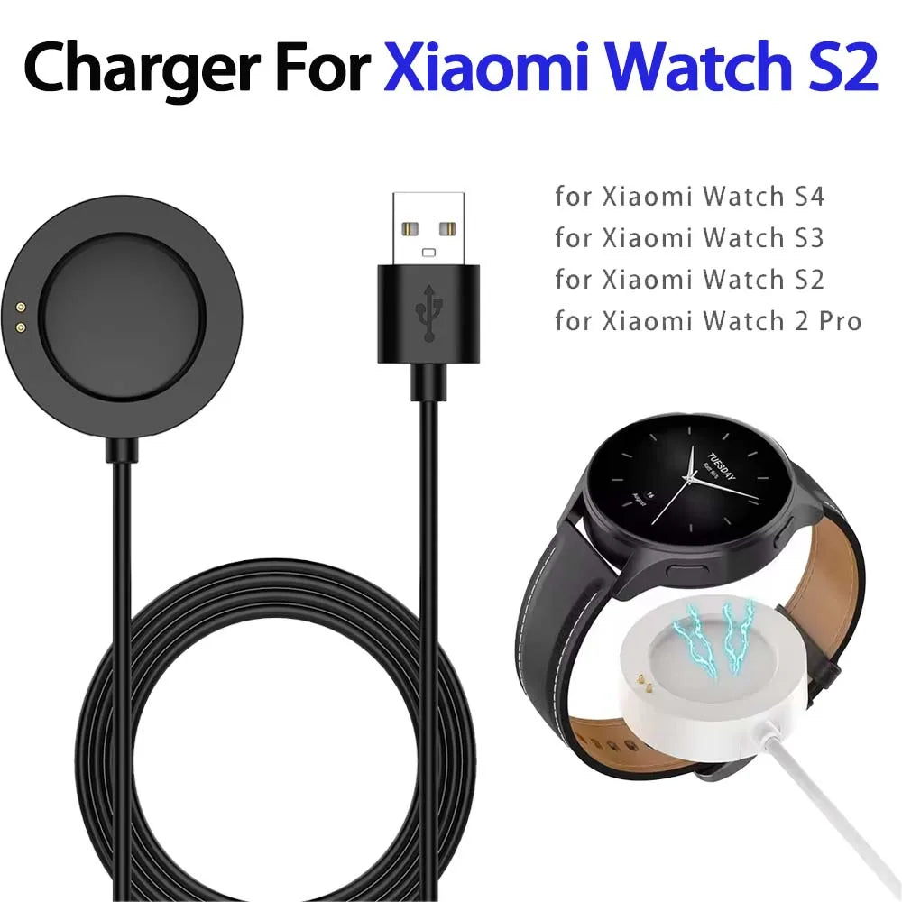 Magnetic USB Charging Cable for Xiaomi Watch 2 S2 S3 S4 2 Pro Smartwatch Charger Oasis Select
