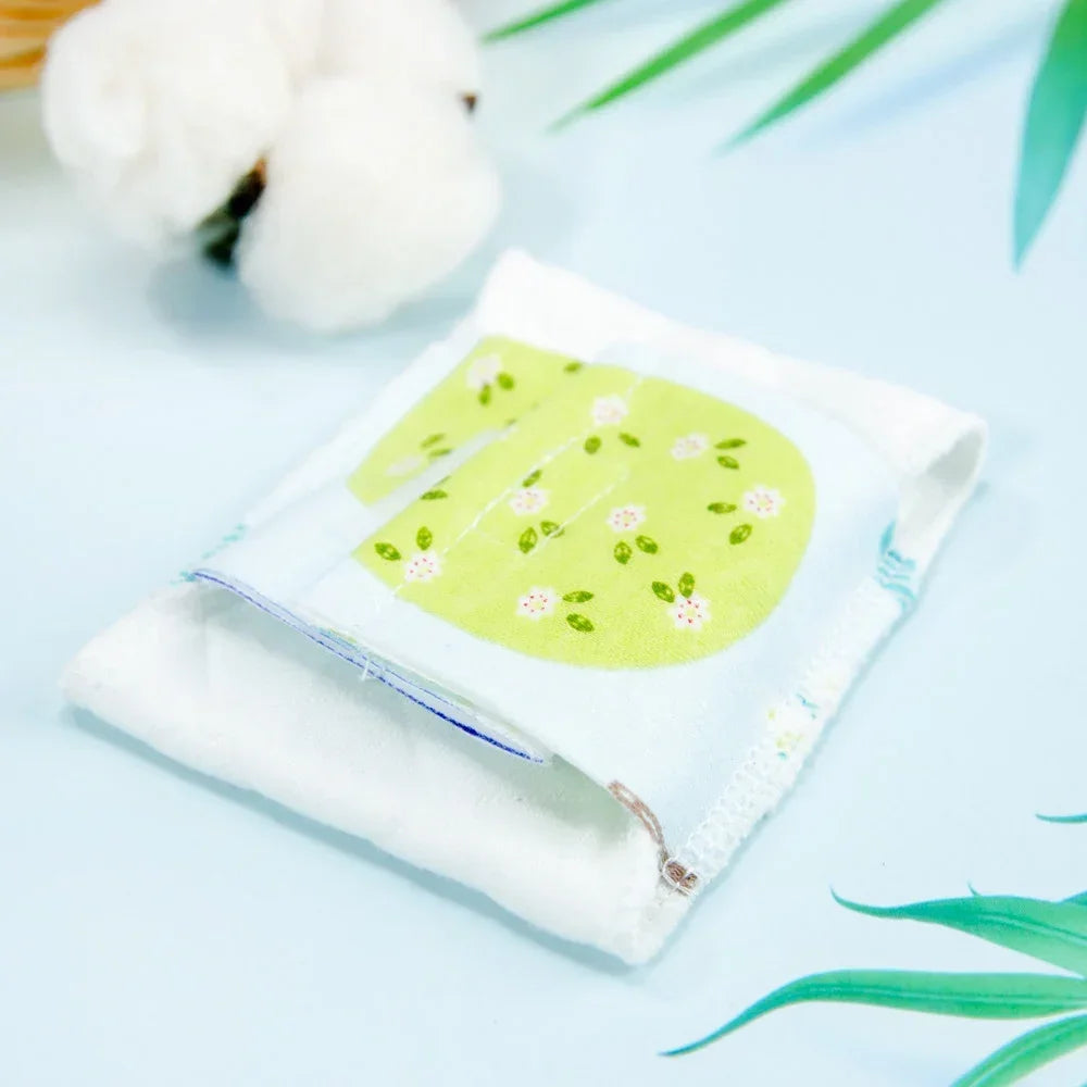 2PCS 19CM Reusable Daily Pads Menstrual Sanitary Pads Waterproof Panty Liner Super Thin 100% Cotton Feminine Hygiene Pads Oasis Select