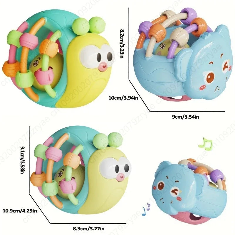 Baby Balls Rattle Comforter Toy Soft Hand Grasp Ball Educational Sensory Toys Activity Baby Crawling Toys 0 6 12 Months Oasis Select