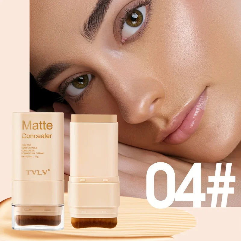 2-in-1 Foundation & Concealer Stick – 9 Shades | Waterproof