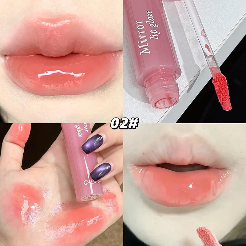 QiBest Mirror Lip Glaze – Hydrating Tint & Long-Lasting Gloss