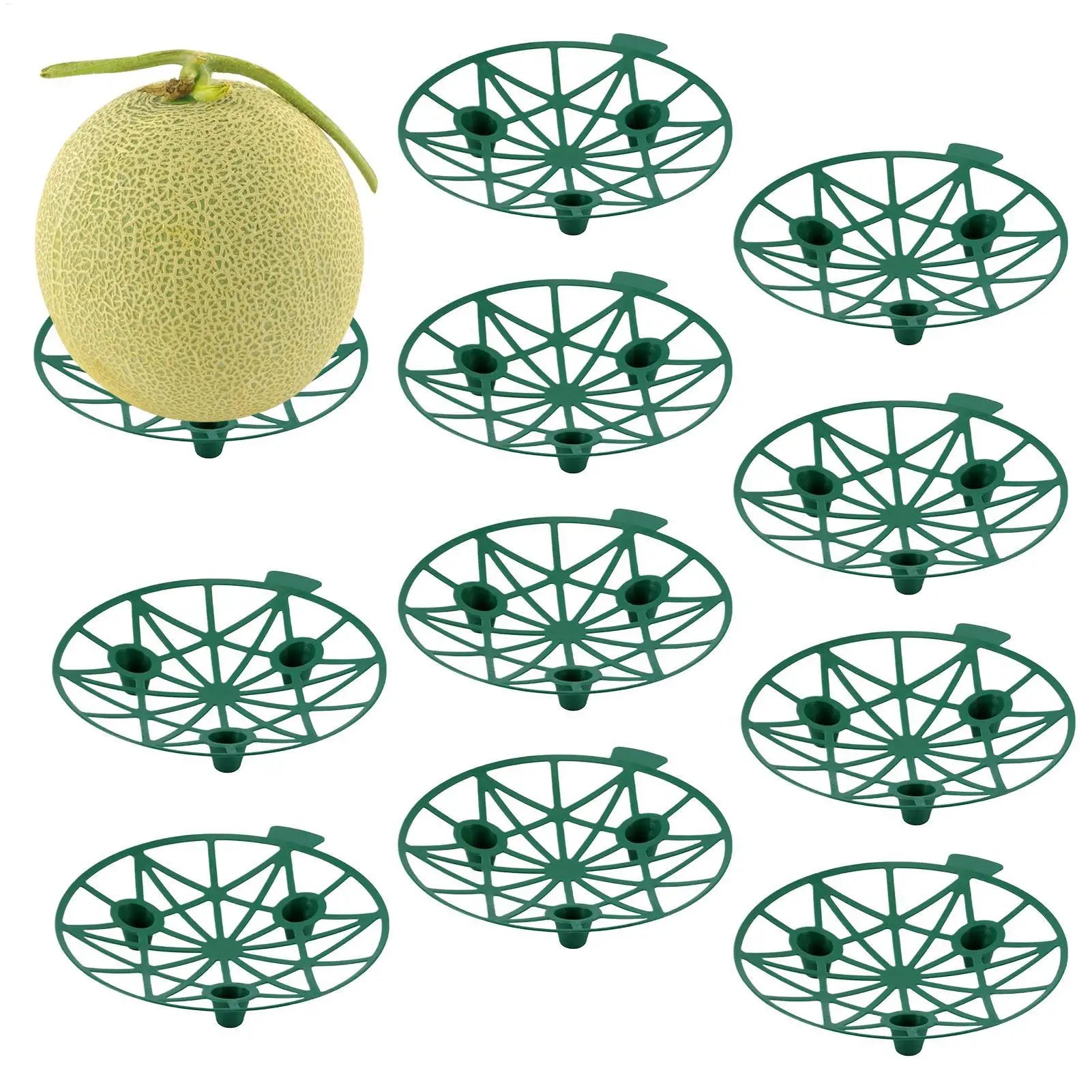 Watermelon Support Stand 10 Pieces Watermelon Harvest Basket for Garden Stackable Plant Growing Holder Rack for Squash Pumpkins Oasis Select