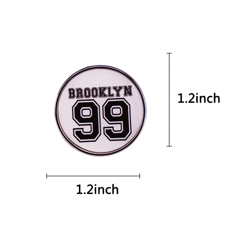 Brooklyn Nine-nine Television Show Pin 99 Design Badge Oasis Select