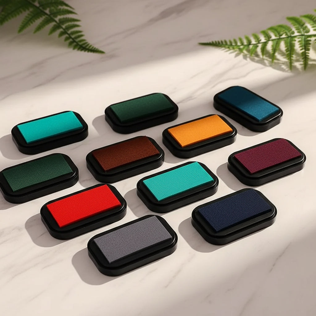 Color Space Series Water Based Ink High Density Sponge Inkpad Planner Art Scrapbook Supplies School Accessories Stationery Oasis Select
