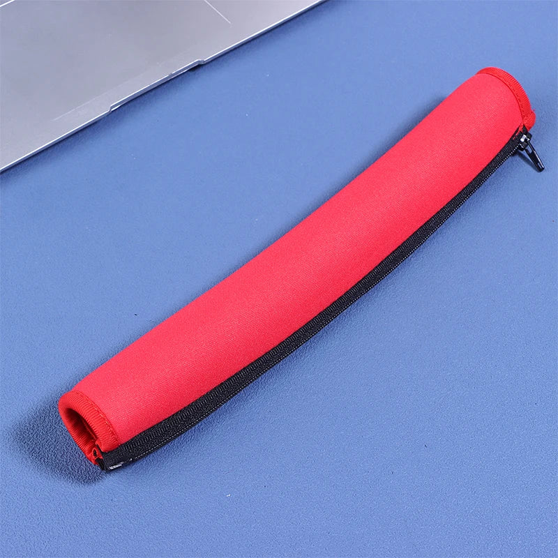 Zipper Headphone Protector Sleeve Cushion Pad Headband For Audio Technica ATH MSR7 M50X M40 M30 M20 Head Beam Oasis Select Red
