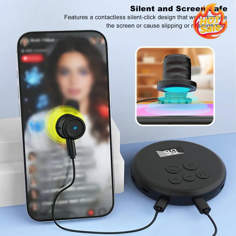 Universal Mobile Phone Screen Auto-clicker Physical Simulation Finger Click for Games Live Broadcasts Deal Reward Tasks Oasis Select