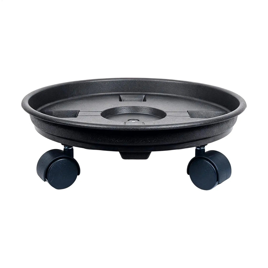 Universal Flower Pot Wheels Round Plastic Tray Heavy Duty Flower Pot Rack Plant Movable Rolling Potted Plant Stand With Rollers Oasis Select