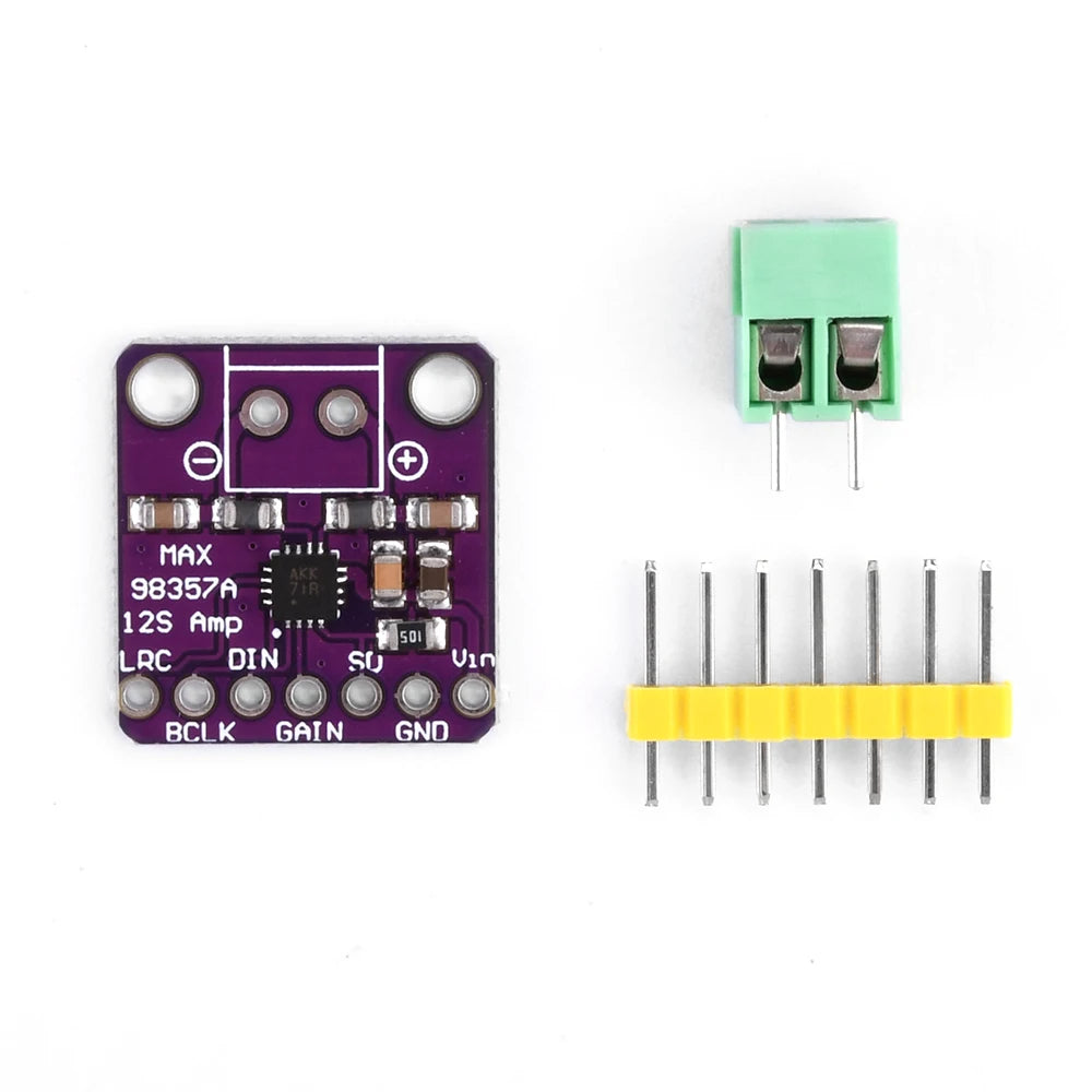 MAX98357 I2S/BGA Audio Amplifier Module Audio Amplifiers Filterless Class D Amplifier Board for Raspberry Pi ESP32 Oasis Select I2S-A