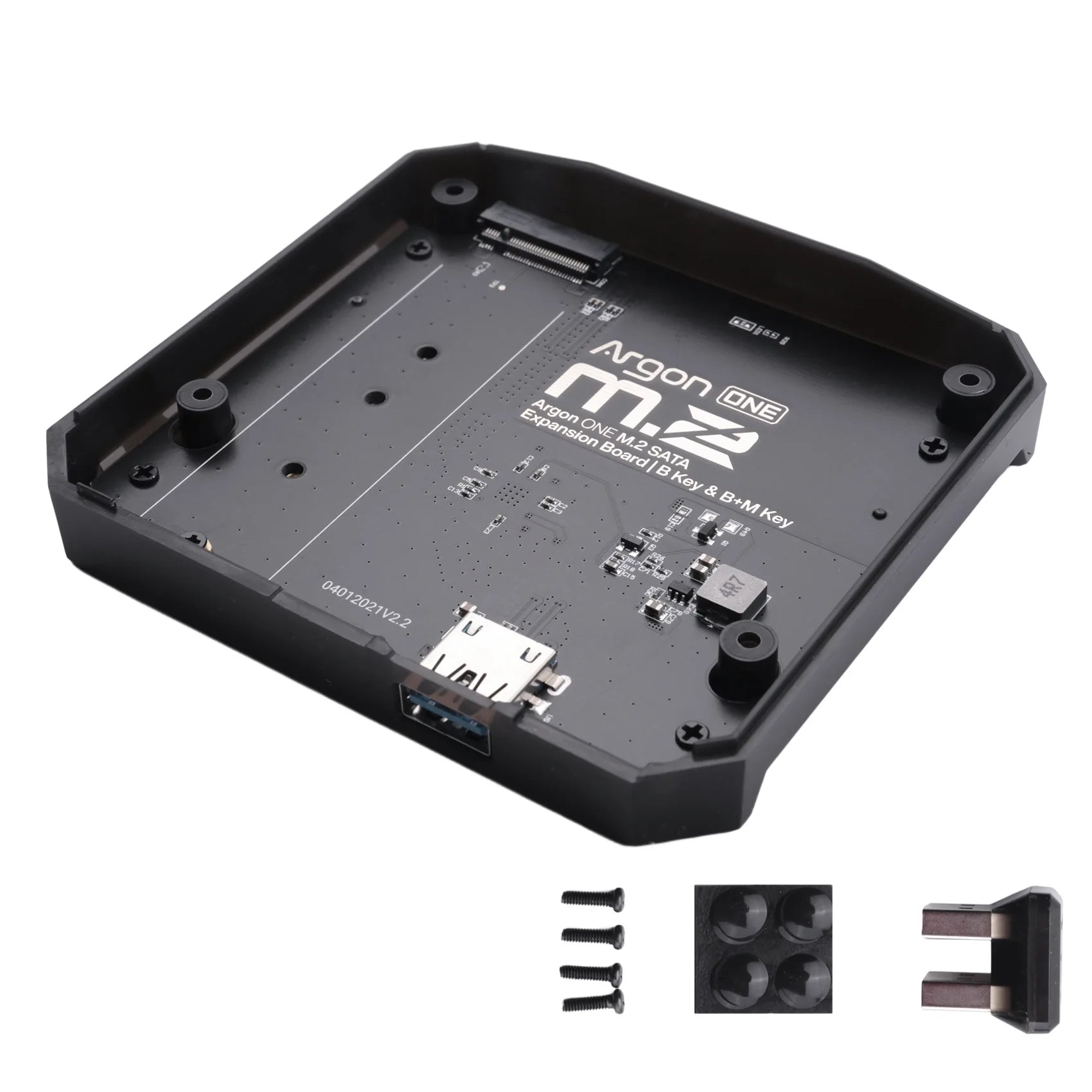 M.2 Expansion Board USB 3.0 to M.2 SATA SSD Adapter for 4 Model B Base for ONE V2/M.2 Case Oasis Select