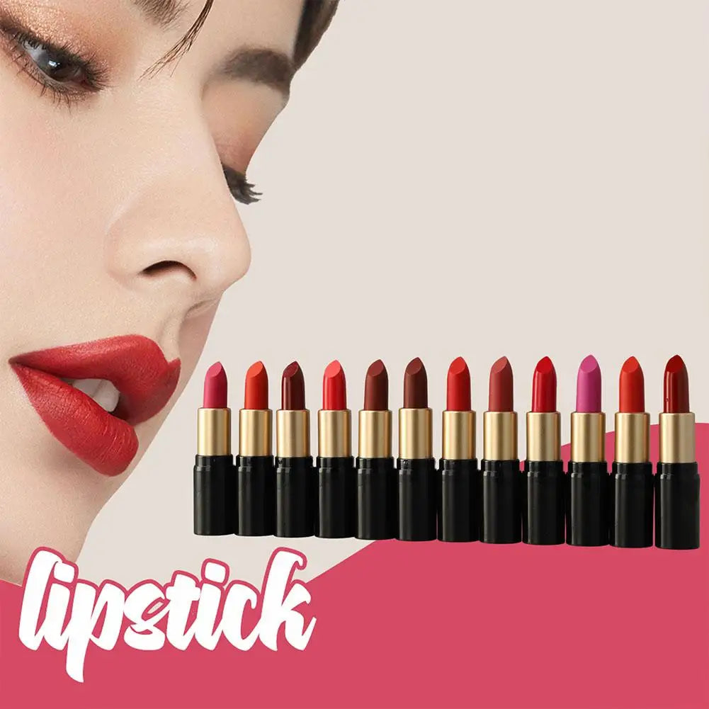Original Tube Lipstick Smooth Long Lasting Mini Tube Mate Velvet Lipstick Moisturizer Gloss Waterproof Lip Lipstick Cosmetic Oasis Select