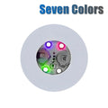 1-200PCS LED Coaster Lights Colorful Glowing Wine Bottle Stickers Bar Wedding Party Lighting Glowing Wine Bottle Stickers Oasis Select Colorful light 10PCS LED Coaster