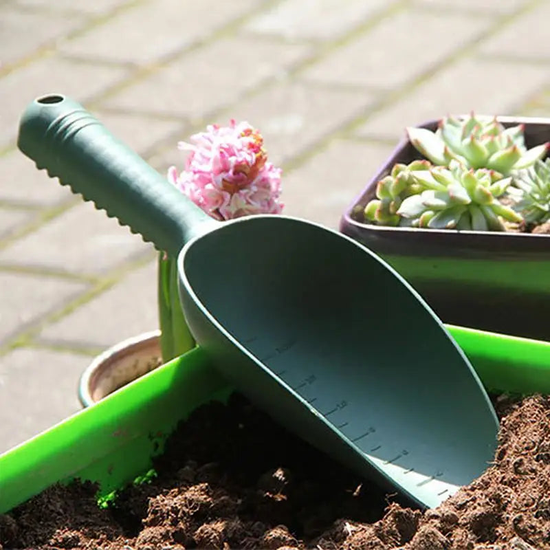 Garden Spade Shovel Garden Shovel PP Soil Shovel Flat Shovel Potted Flower Garden Tool Handheld Shovel for Planting Digging Oasis Select