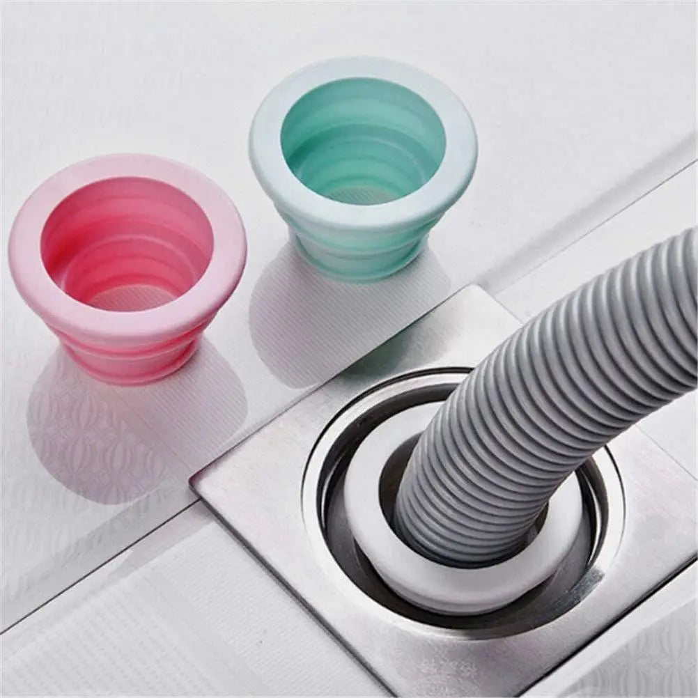 PP Insect Proof Anti-odor Sealing Cover Sewer Pipe Seal Ring Washing Machine Pipe Connector Floor Drain Plug Kitchen Bathroom Oasis Select