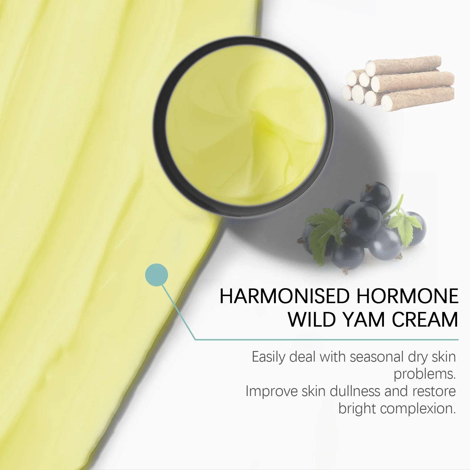 WIYUN Wild Yam Cream – Hormonal Balance & Menopause Skin Care Wild Yam Face Cream Oasis Select