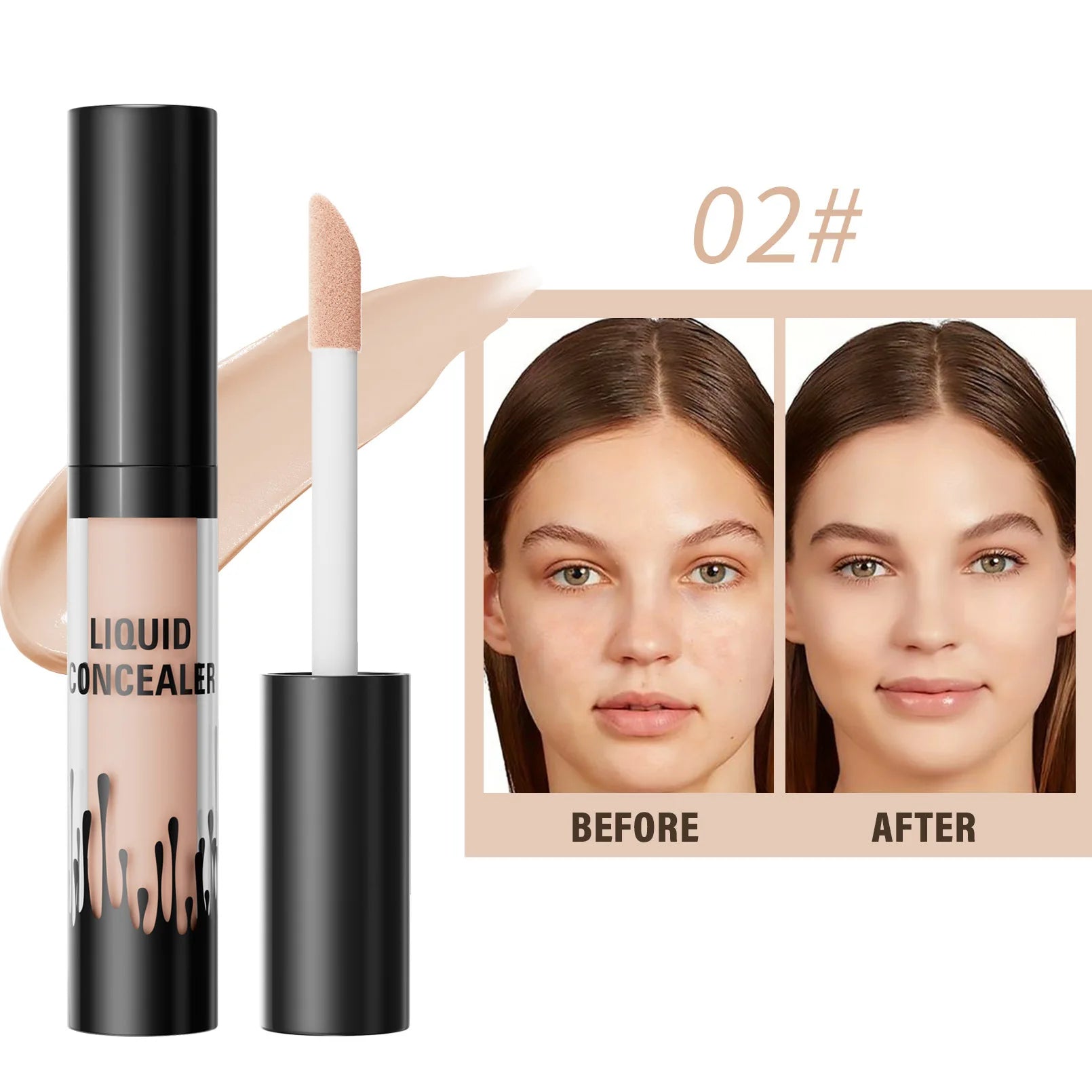 Waterproof Full Coverage Concealer For Dark Circles Tattoos Blemishes Brightening Long Lasting Makeup Face Spots Formula Oasis Select 02