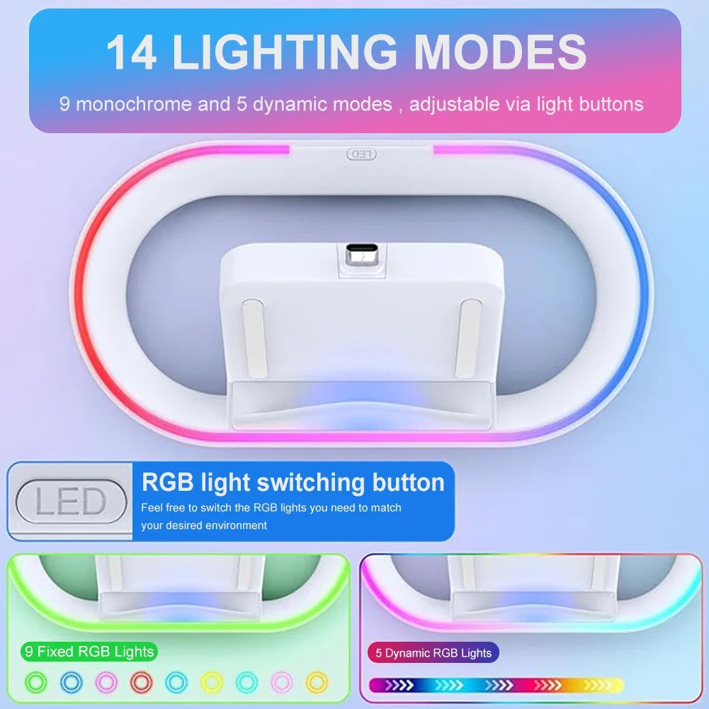 PS5 Portal Charging Dock Stand with 14 RGB Lighting Modes