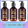 Organic Hair Mask with Rosemary, Onion Biotin 3-in-1 Natural Treatment Nourish Reduce Hair Loss Anti-Breakage Hair Products100ml Oasis Select Set C-100ML