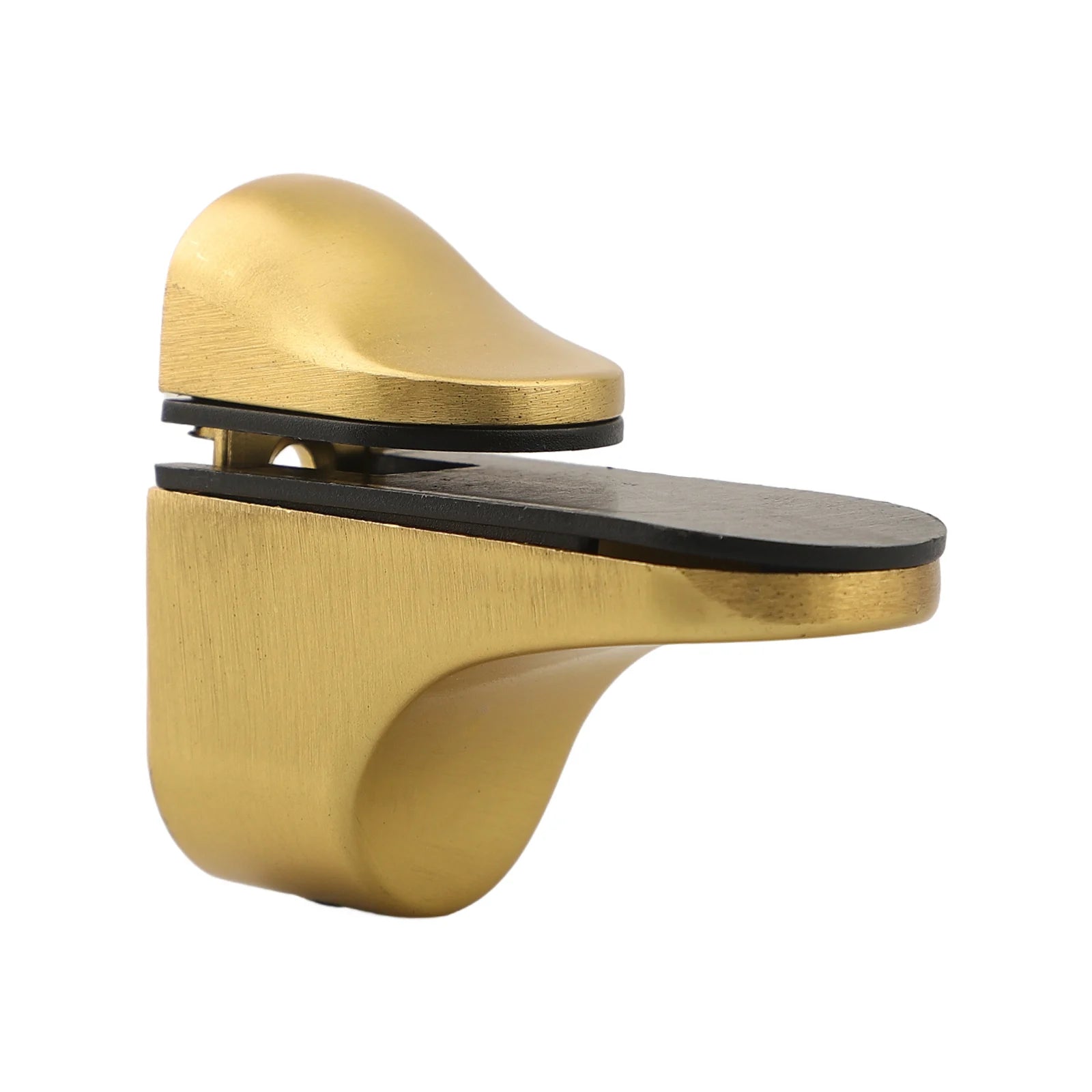 Glass Shelf Holder Clamps Adjustable Glass Shelf Bracket Polished Chrome Wall Wood Shelves Support Shelf Brackets Home Hardware Oasis Select gold