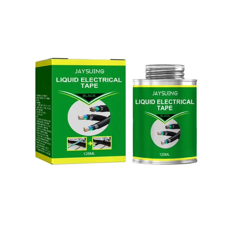 Liquid Insulation Paste 100/260ml Liquid Electrical Tape Insulating Tape Repair Rubber Electrical Wire Cable Coat Fix Line Glue Oasis Select Black