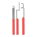 3-Piece Emergency Stuck Window Opening Tool Kit | Red Handle Window Repair Tool Oasis Select colour One Size