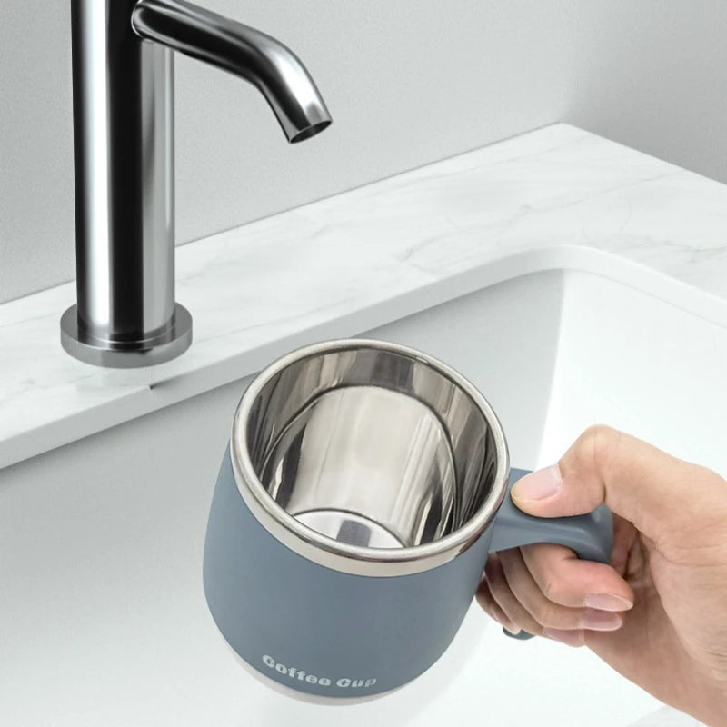 500ml Insulated Stainless Steel Coffee Mug with Lid, Double-Wall Vacuum Thermal Cup for Hot and Cold Drinks, for Home, Outdoor Oasis Select